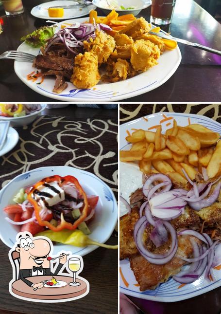 Food at Restaurant Syrtaki