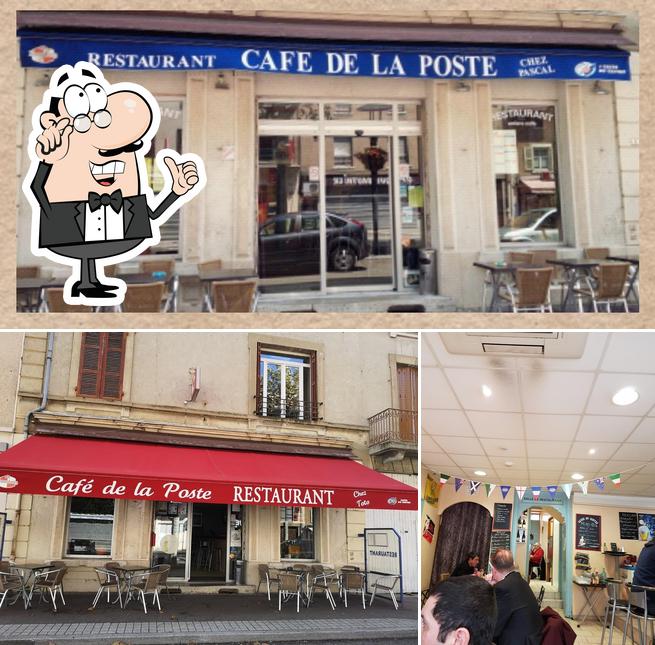 L'intérieur de Café de la Poste Chez TOTO