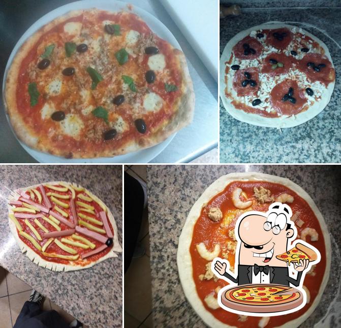 Prenez différents types de pizzas