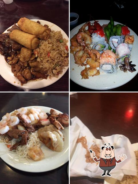 Food at Panda Palace Buffet