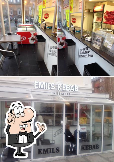 L'intérieur de Emils Kebab