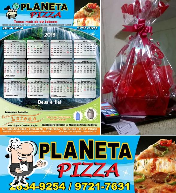 Look at the image of Planeta pizza