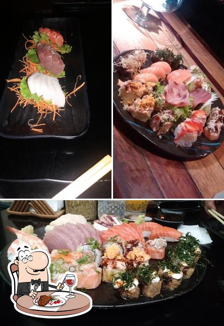 Prove refeições de carne no AC Sushi Japanese Food