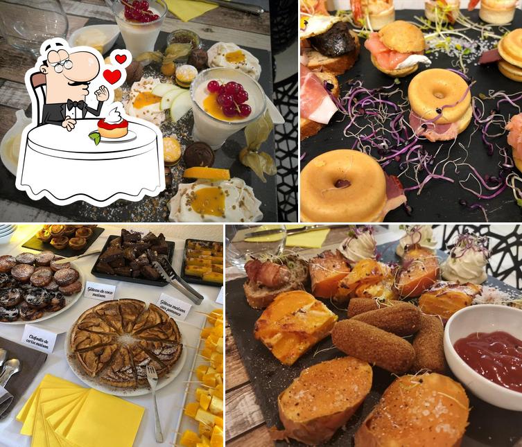 Take a Break, The Cosmopol’EAT Company bietet eine Mehrzahl von Süßspeisen