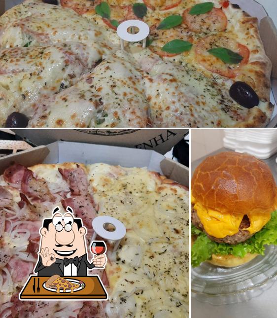 Escolha diferentes tipos de pizza