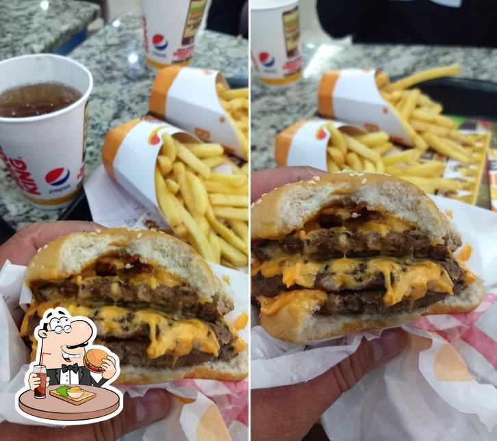 Peça um hambúrguer no Burger King