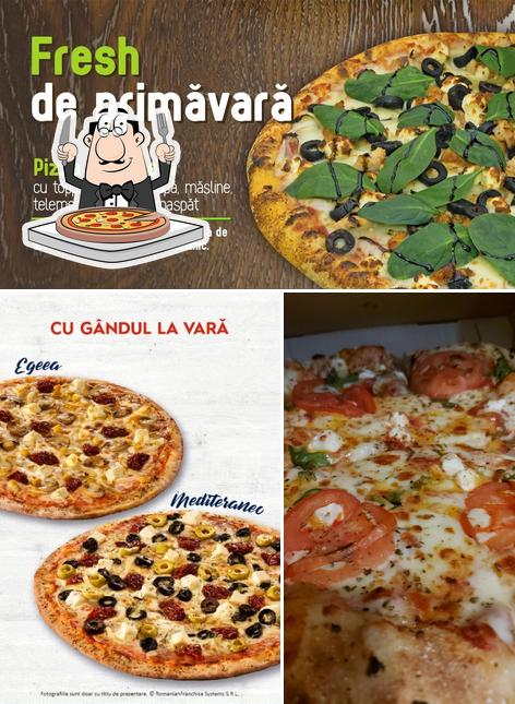 Choisissez différents genres de pizzas