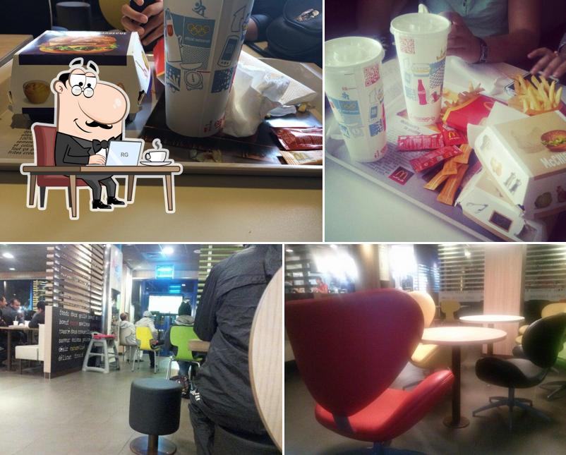 L'intérieur de McDonald’s