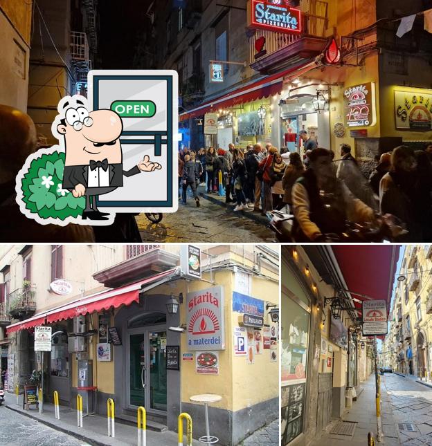 Gli esterni di Pizzeria Starita a Materdei