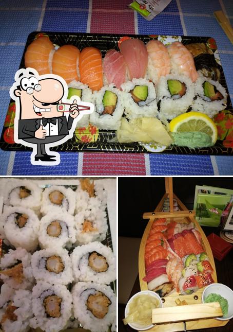 Prenez différentes options de sushi