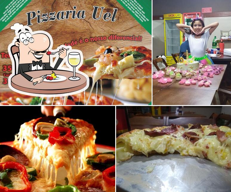 Comida em Pizzaria Uel