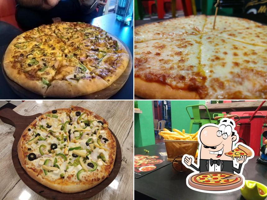 Try out different kinds of pizza