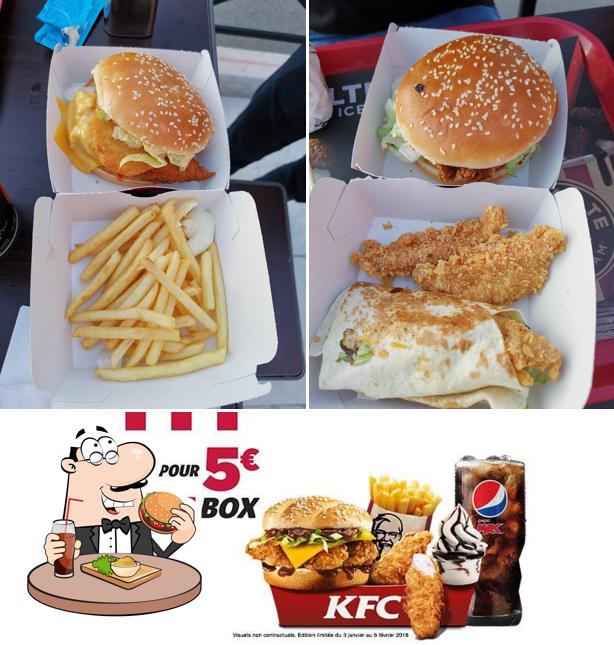 Essayez un hamburger à KFC