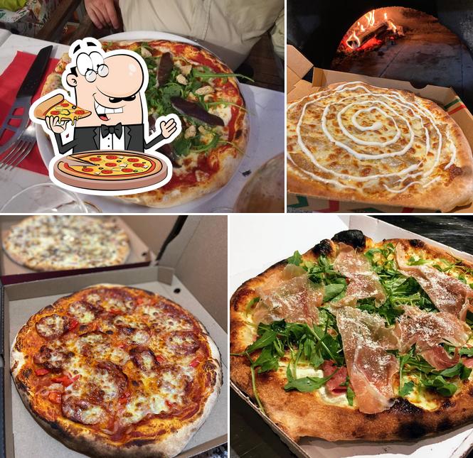 Pick various kinds of pizza