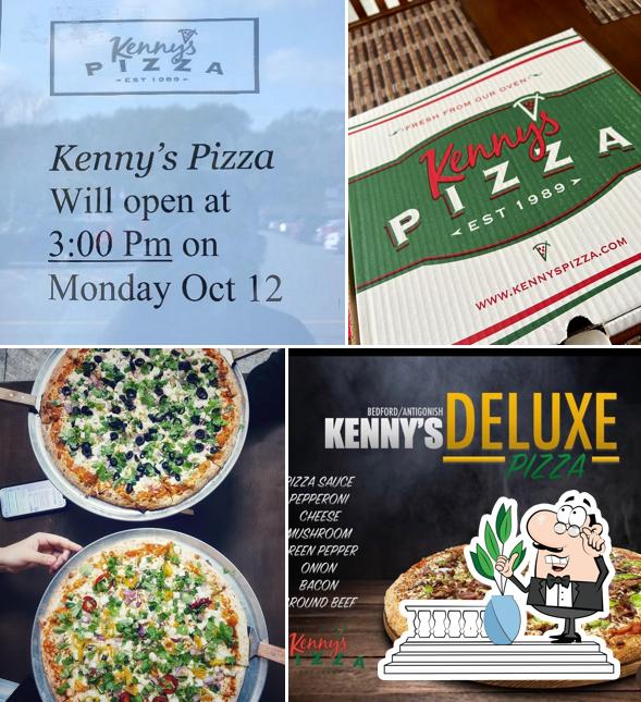 L'extérieur de Kenny's Pizza Bedford