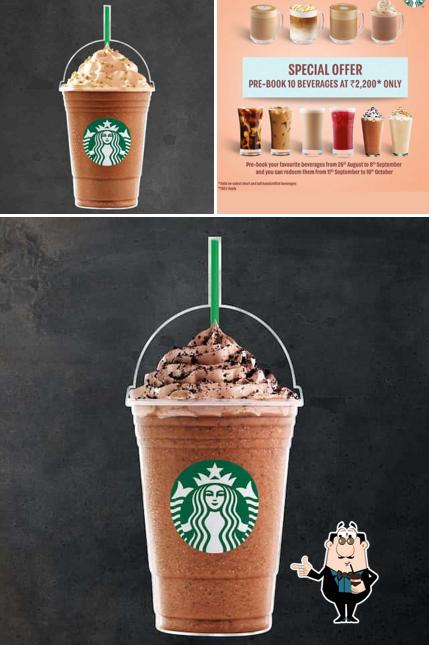 Starbucks offers a range of drinks