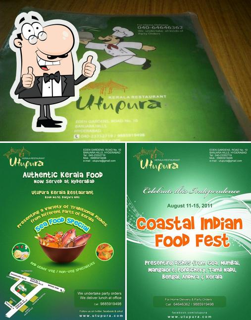 Look at this picture of Utupura Kerala Restaurant
