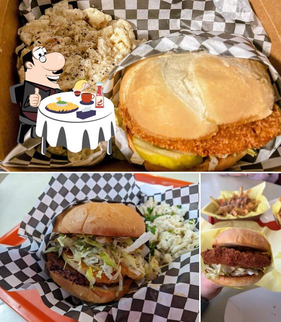 Try out a burger at Vegan Junk Food