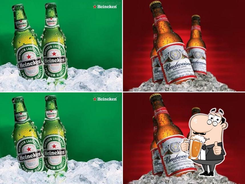 Peça um copo de cerveja leve ou escura