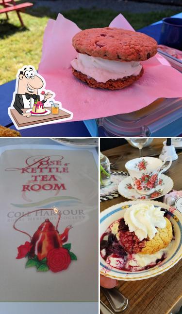 Rose & Kettle Tea Room offers a variety of desserts