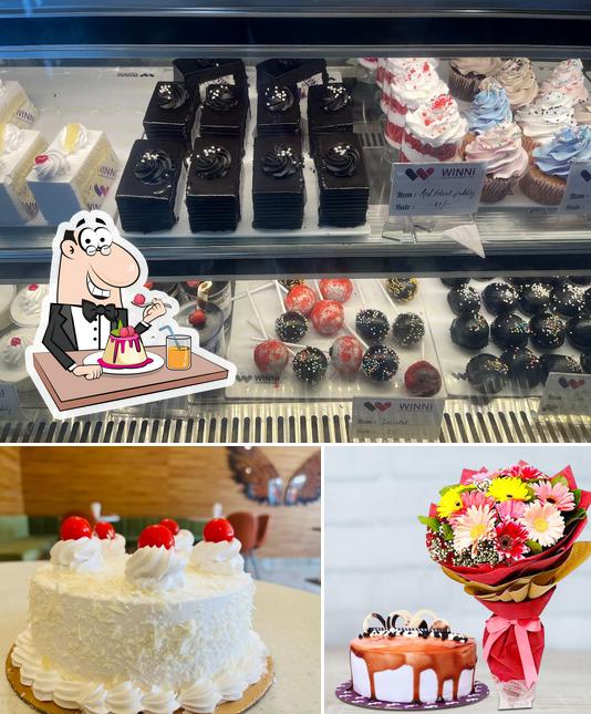Winni Cakes & More serves a range of sweet dishes