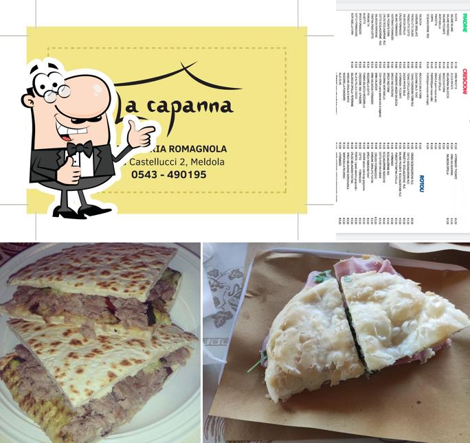 Piadineria La Capanna Menu su numero di WHATS APP ristorante, Meldola