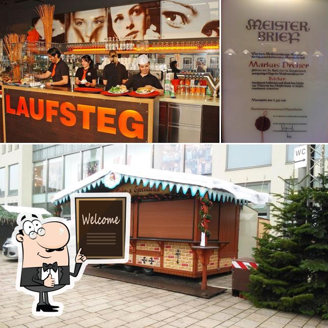 Здесь можно посмотреть снимок кафе "Dreher´s Laufsteg"