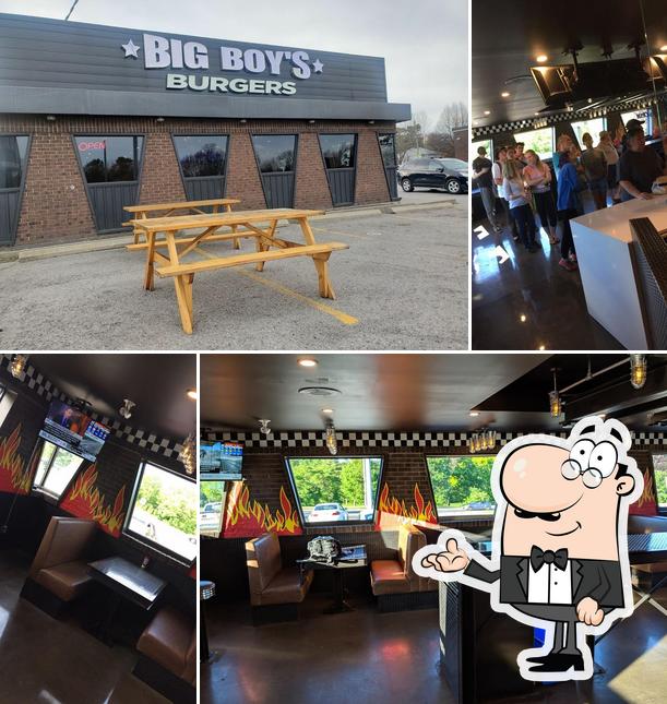 L'intérieur de Big Boy's Burgers