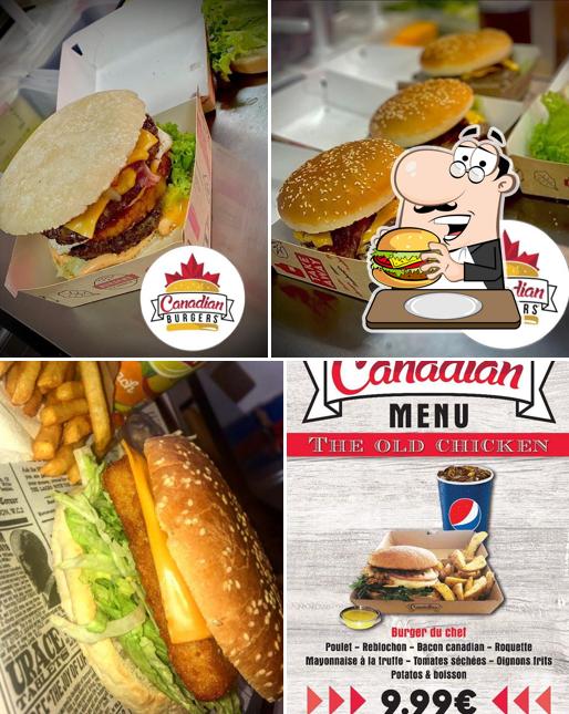 Prenez un hamburger à Canadian Burgers fleron