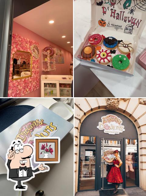 L'intérieur de Dreams Donuts