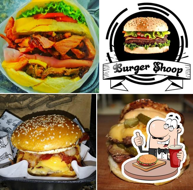 Deguste um dos hambúrgueres servidos no Burger shop