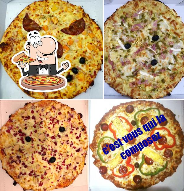 Essayez différents genres de pizzas