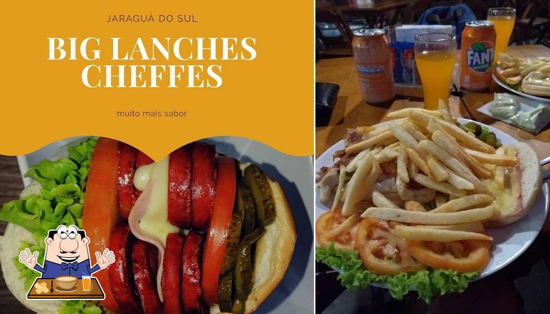 Comida em Big Lanches Cheffe's