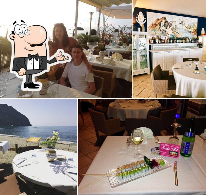 Gli interni di Gabbiano Beach - Restaurant, beach club & sunset - Ischia island