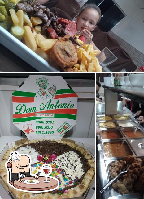 Comida em Pizzaria Dom Antonio