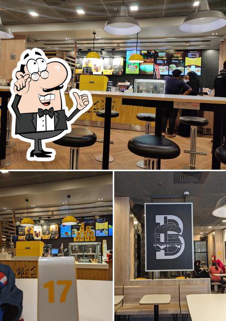 The interior of McDonald's