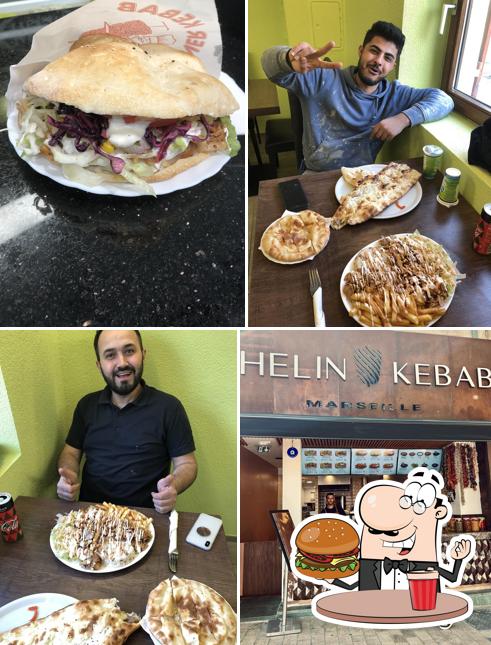 Prenez un hamburger à Helin Pizza Kebap