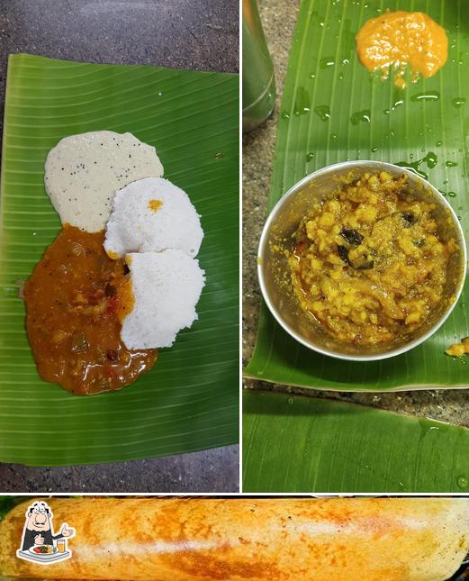 Food at Mangalambiga Coffee and Tiffin Center