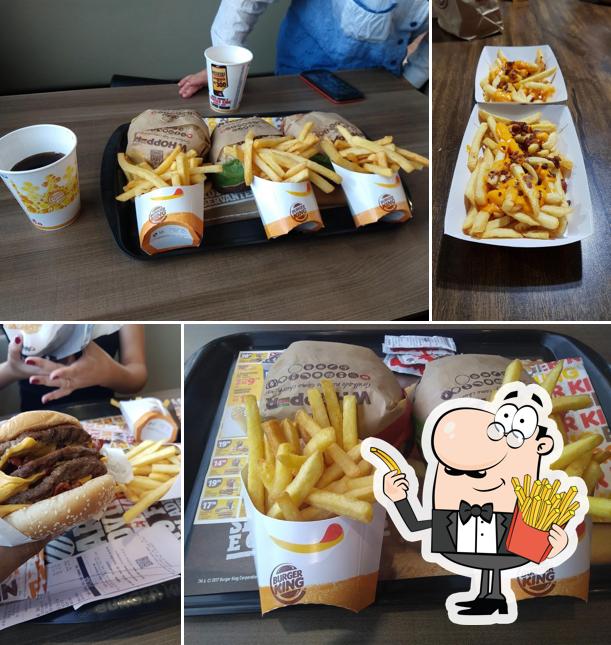 Prove cbatatas fritas francesas no Burger King