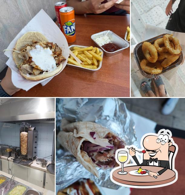 Panino con maiale stirato al Istanbul Kebab