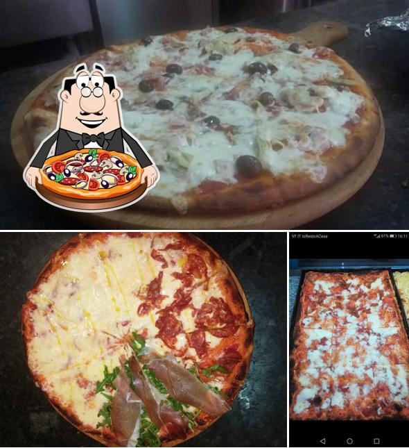 Ordina una pizza a Pizzeria-Rosticceria-Tavola calda "Alba Chiara"