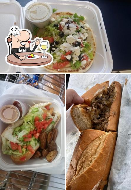 Food at Two Fat Guys Subs & Catering