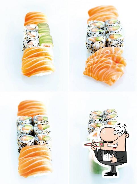 Sushi rolls are served at Sushi Parisien