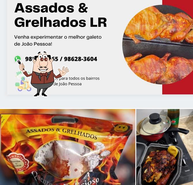 Comida em Galeto da Lúcia