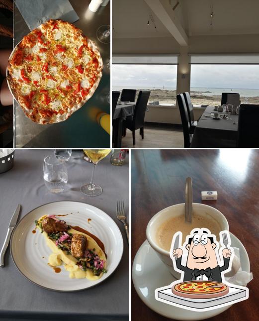 Try out pizza at La Grande plage