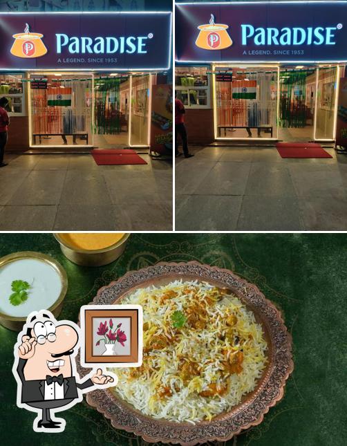 Check out the photo depicting interior and food at Paradise Biryani Uppal Cross Road