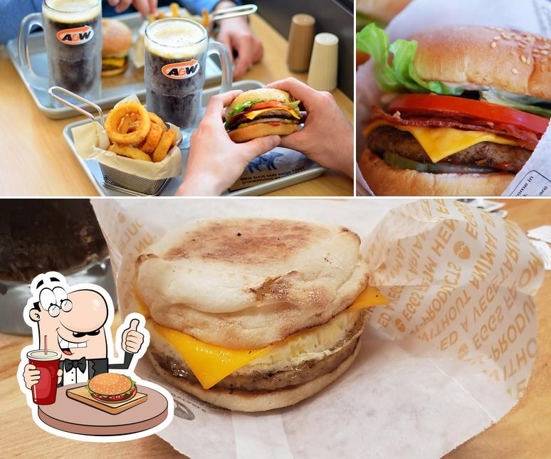 Essayez un hamburger à A&W Canada