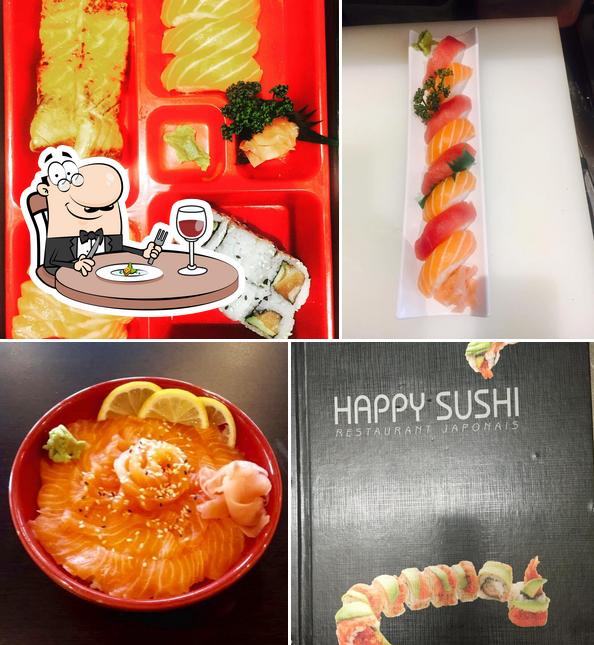 Nourriture à Happy Sushi