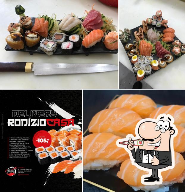 Rolos de sushi são oferecidos por Kai San Sushi - Ipiranga