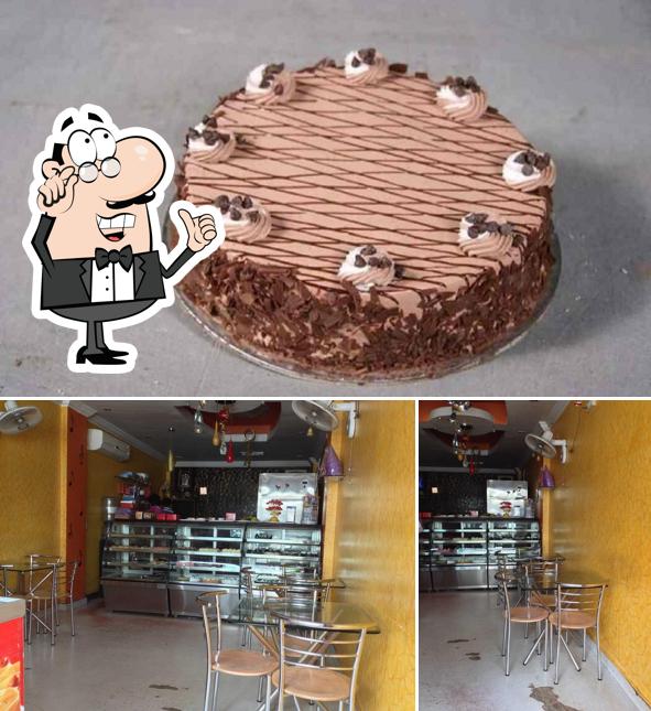 Among various things one can find interior and cake at Sweet Chariot